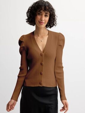 Industry Brown Cardigan L